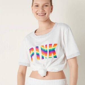 Victoria’s Secret PINK pride oversized t-shirt